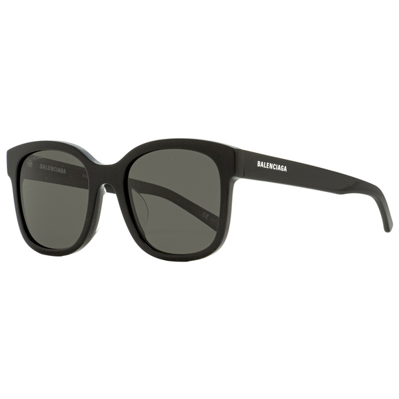 Balenciaga Square Sunglasses BB0076SK 006 Black Polarized 52mm - Picture 1 of 2